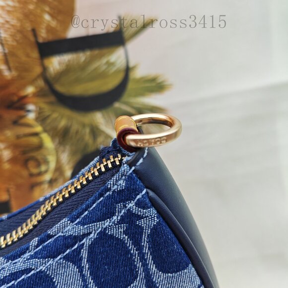 Coach Teri Crossbody Bag Denim Blue - Picture 4 of 11